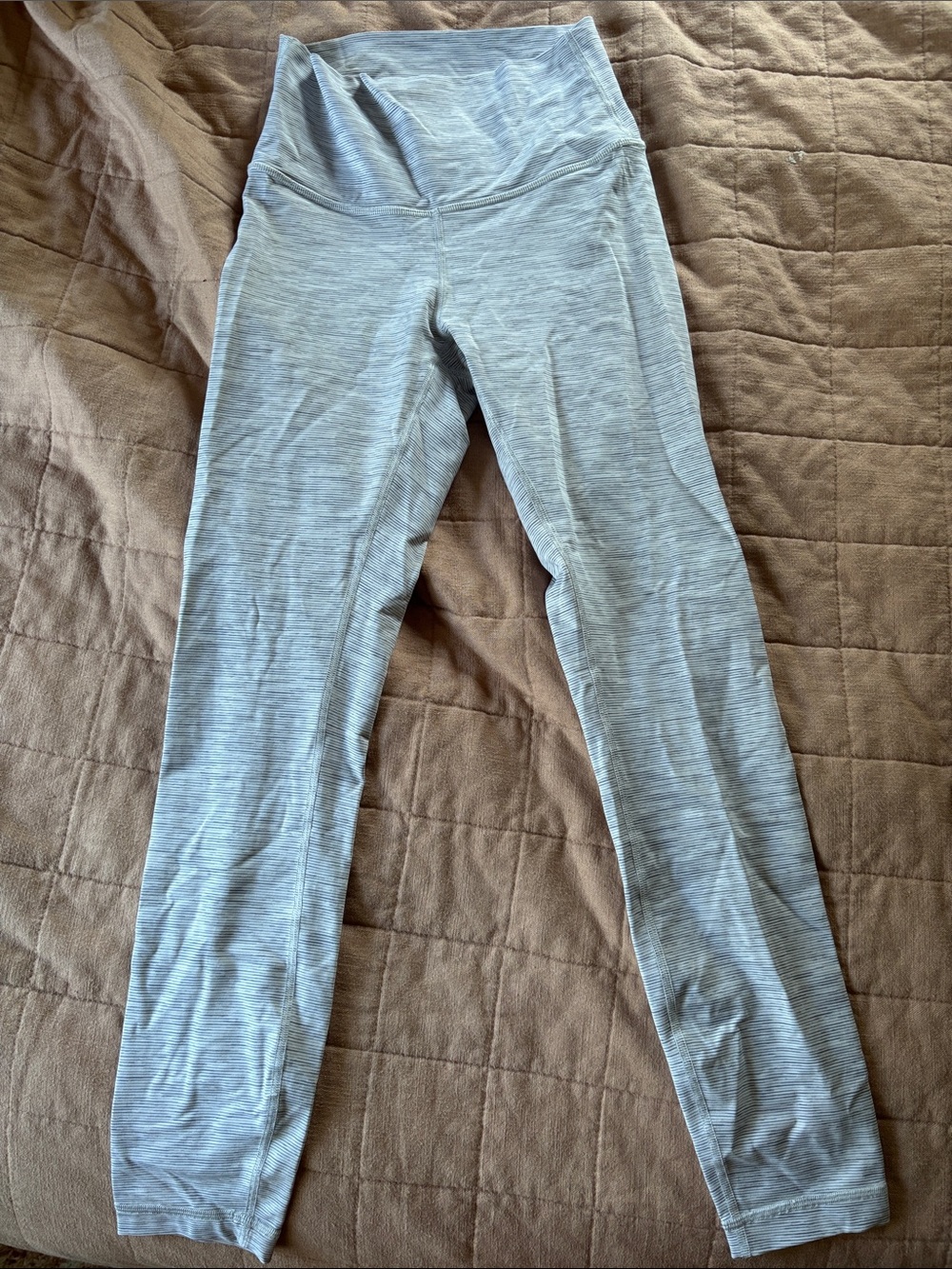 Lululemon WunderUnder grey space dyed leggings